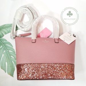MAKE AN OFFER Kate Spade Greta Court Ina Dusty Peony Satchel Crossbody Bag